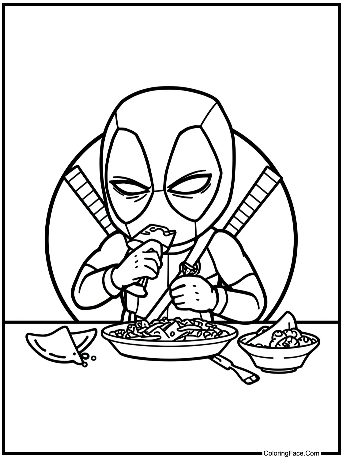 sharing a chimichanga