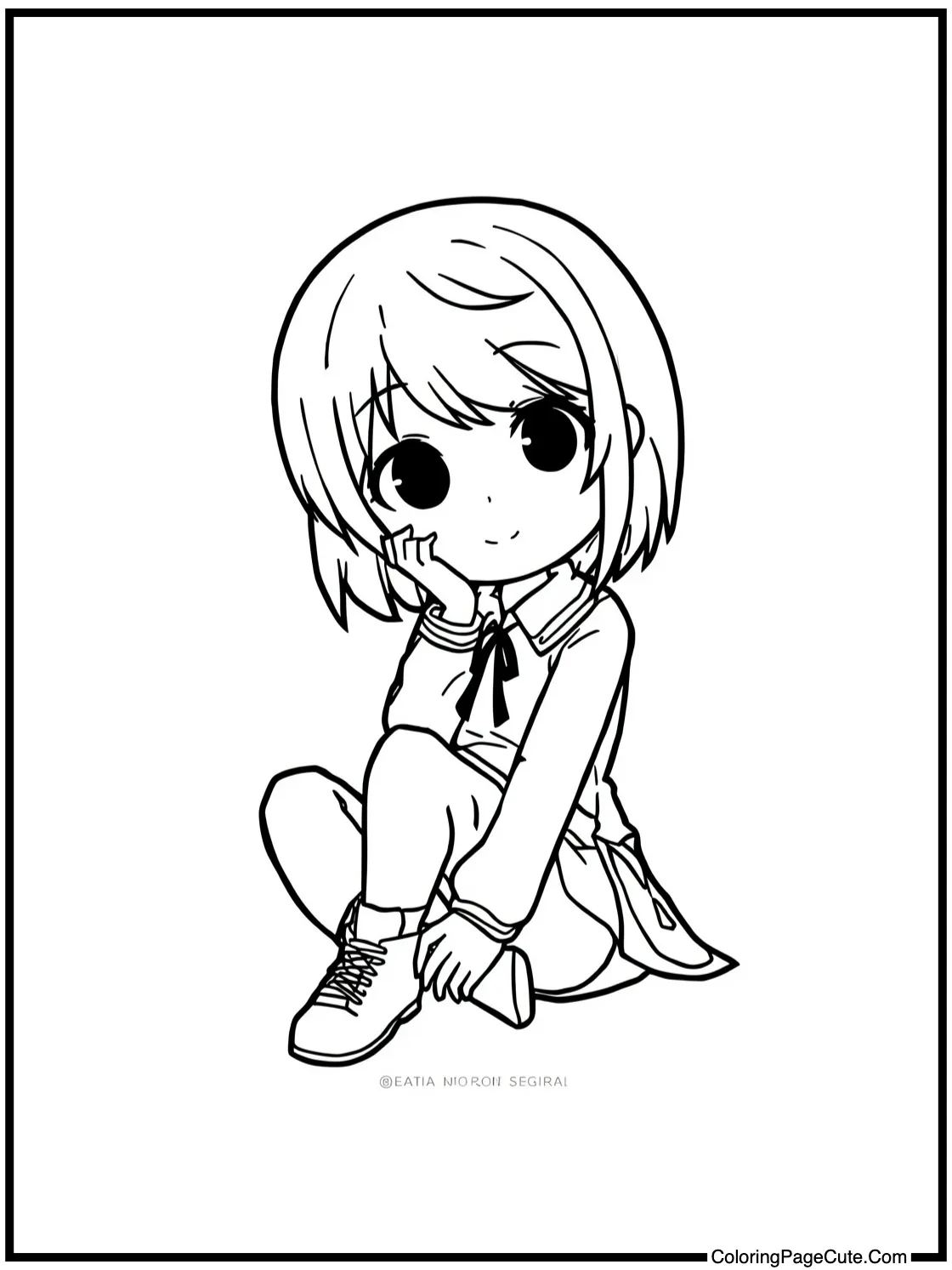 Misa posing cheerfully