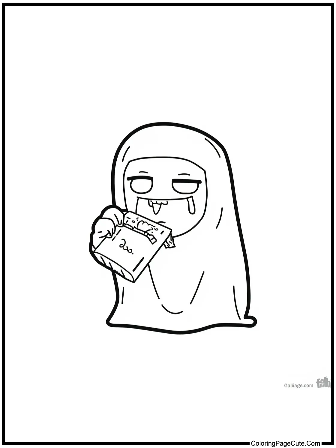 Mello eating candy bar