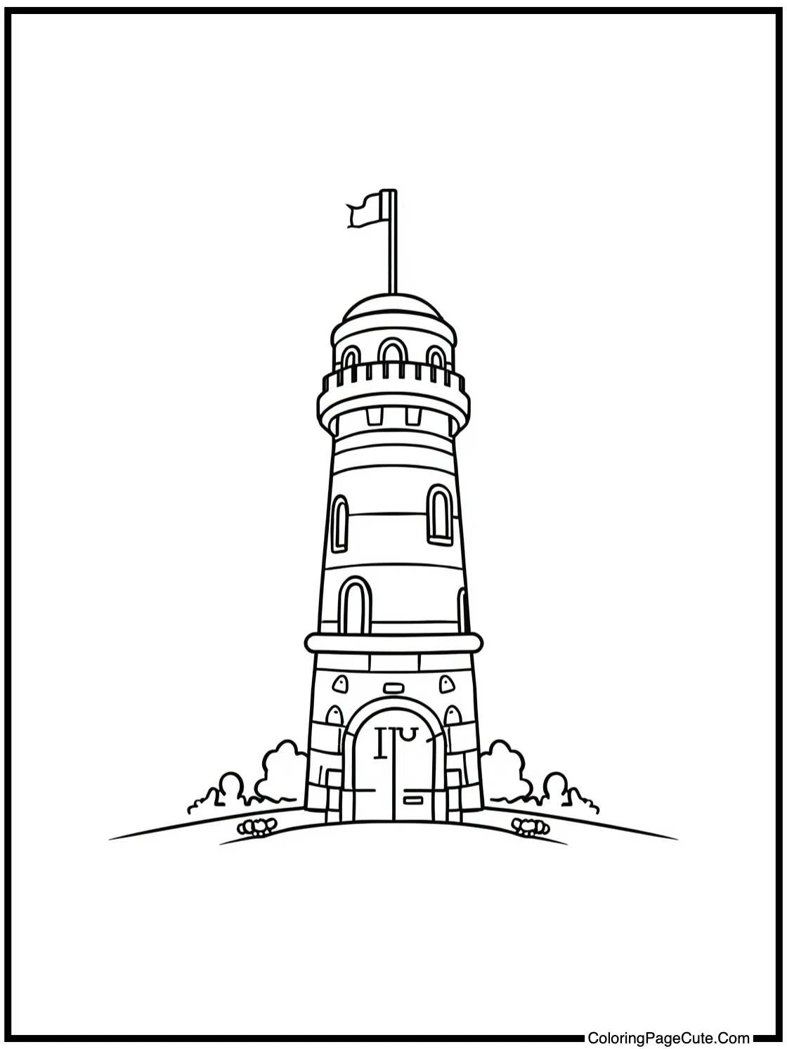 Near building a tower