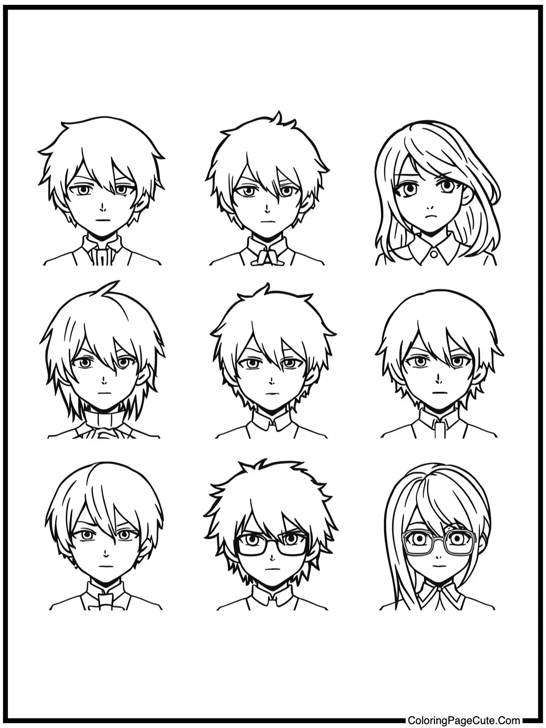 various character portraits