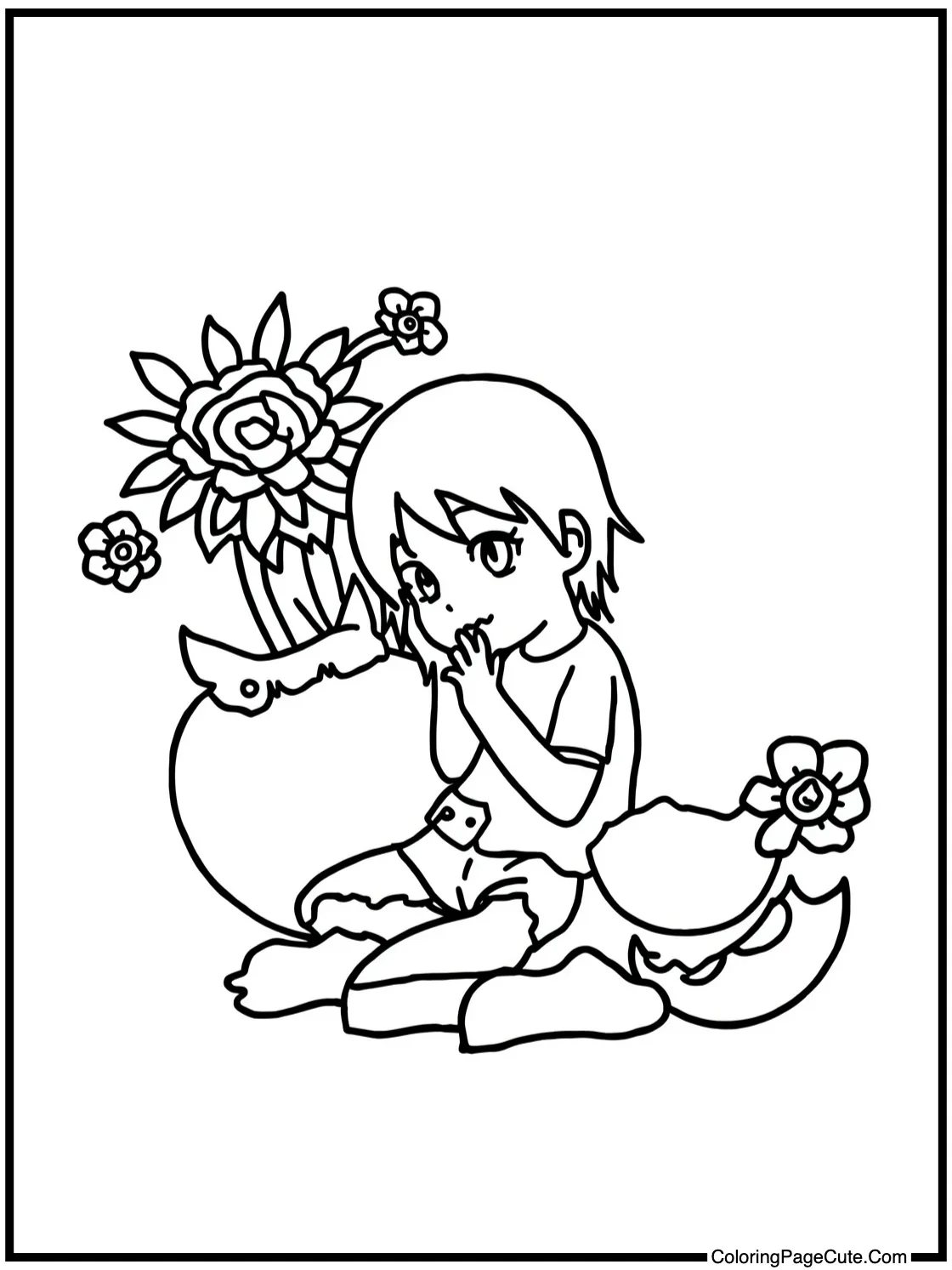 Near playing peacefully