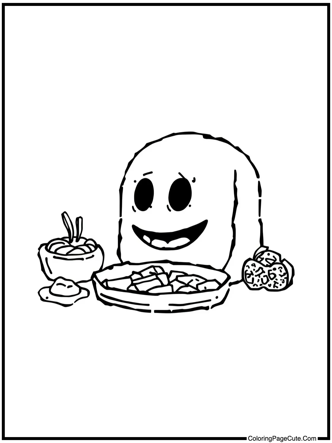 Mello sharing snacks