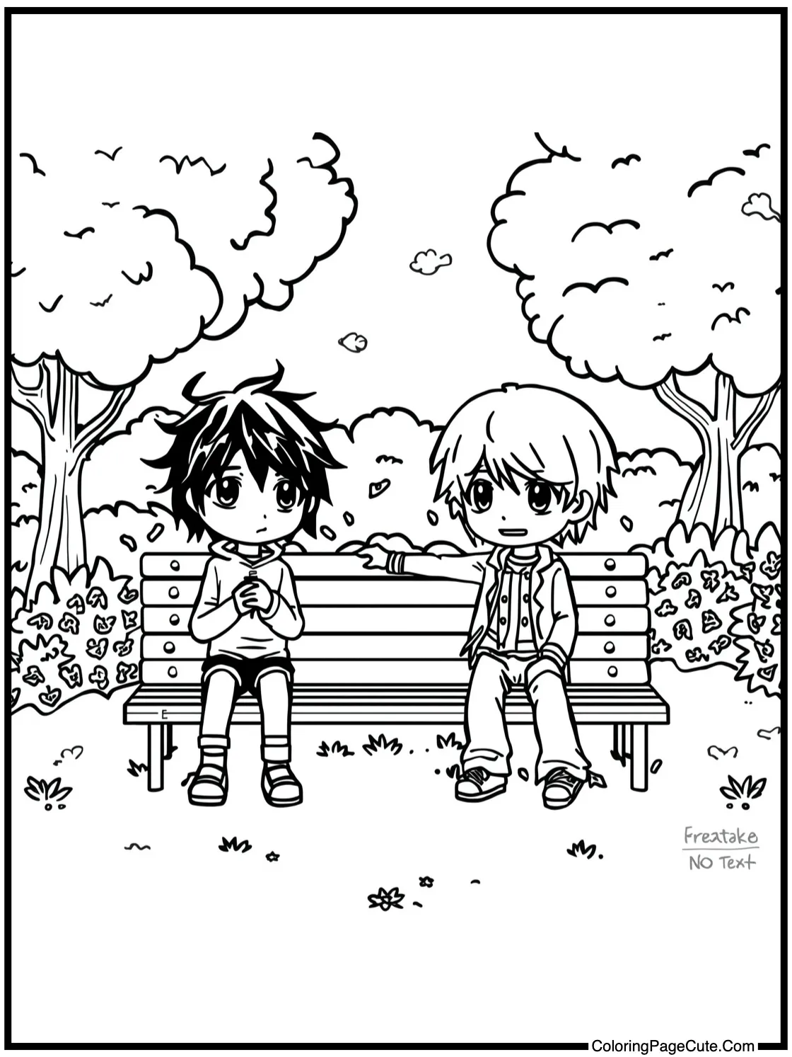 characters in a park