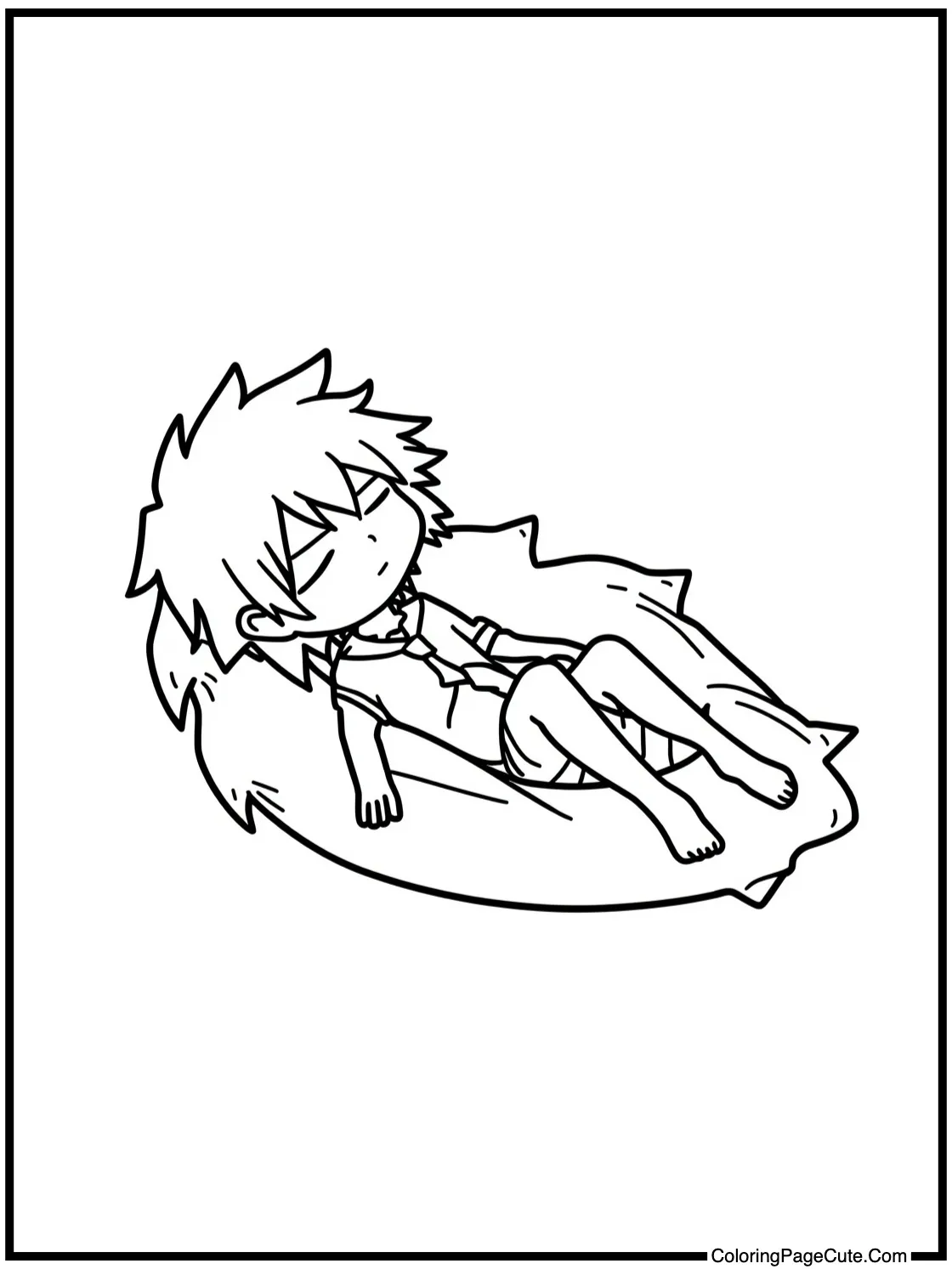 Ryuk floating peacefully