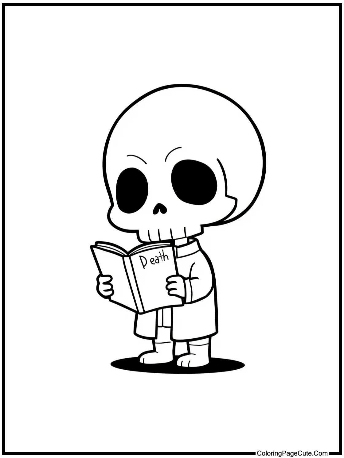 Light reading a book