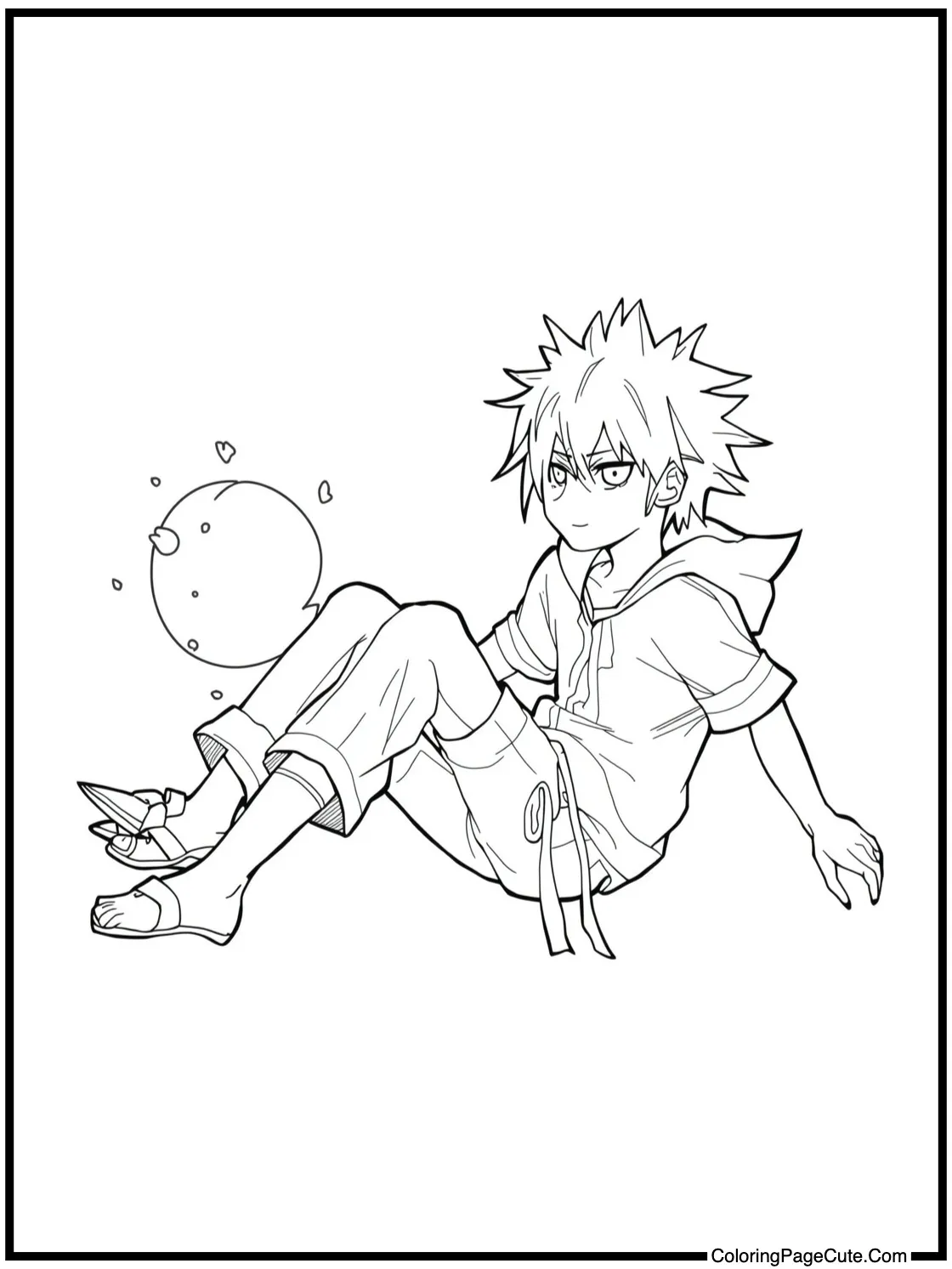 Ryuk floating serenely