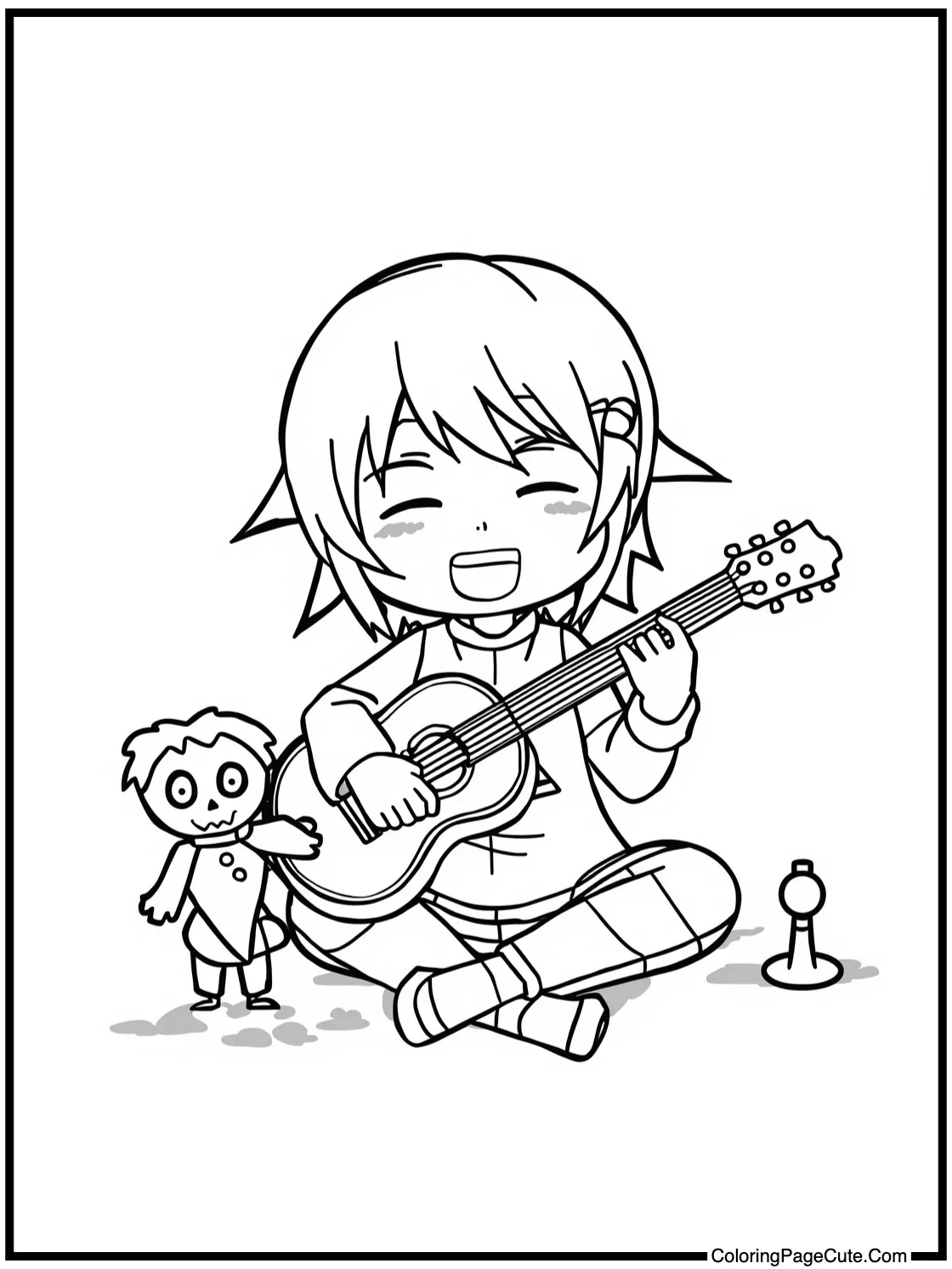 Misa enjoying music