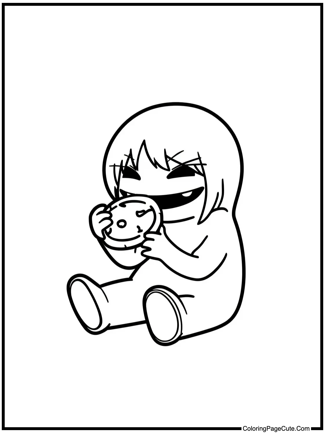 Mello eating a cookie