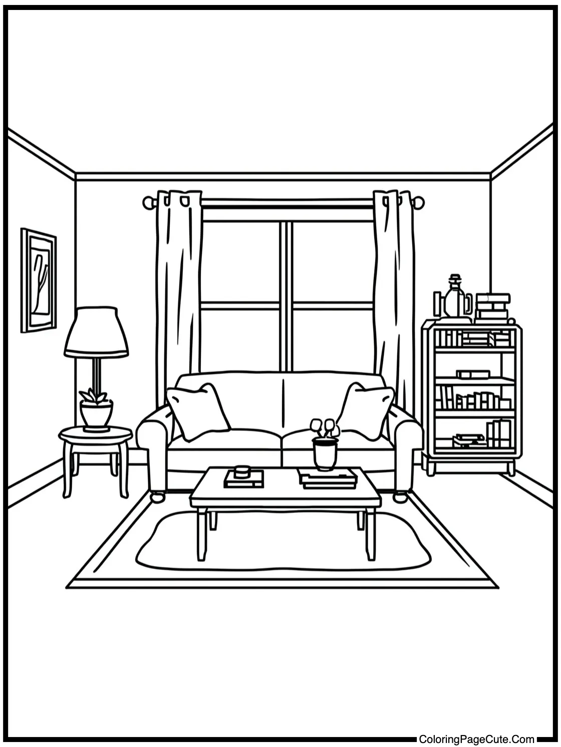 of a cozy living room