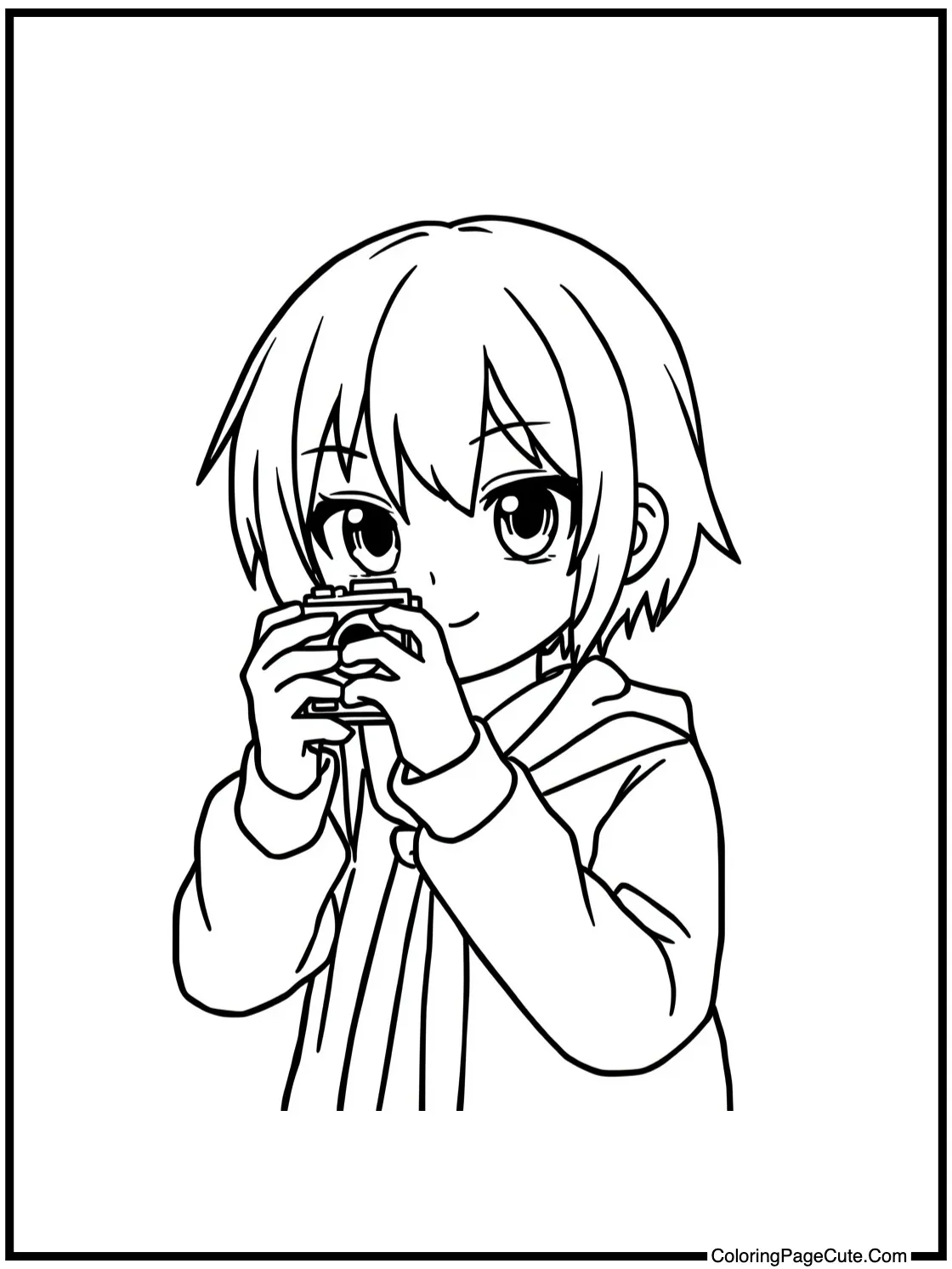 Misa taking a picture