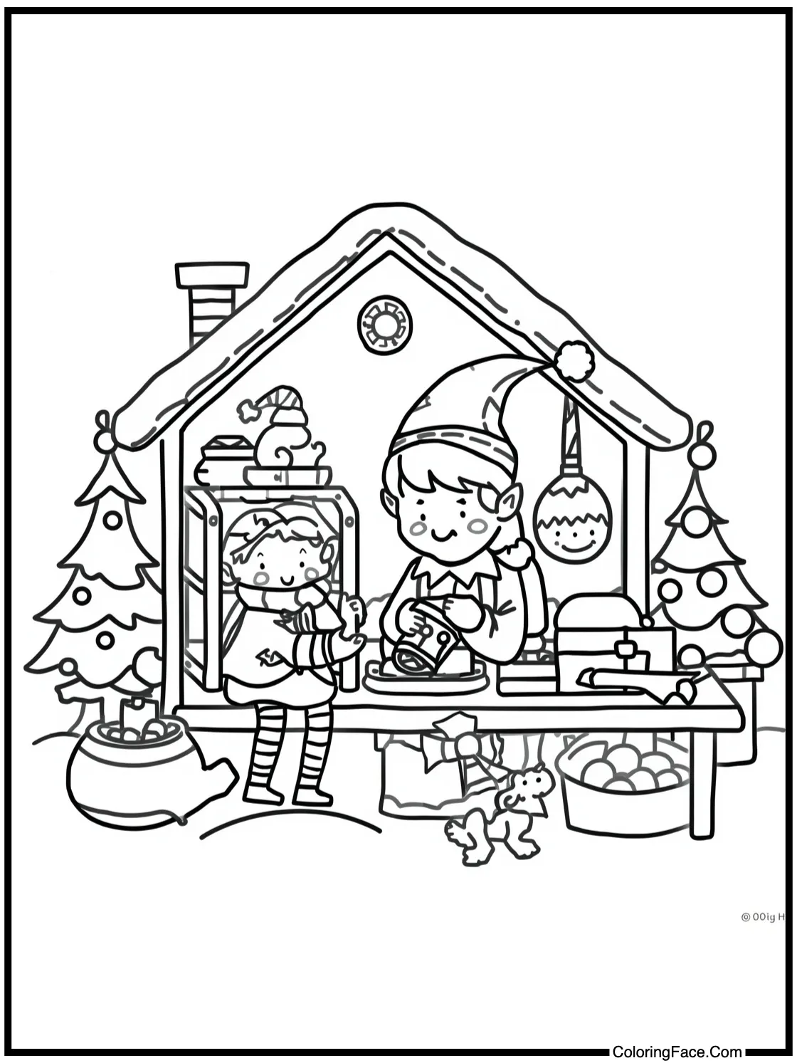 Little elf workshop.