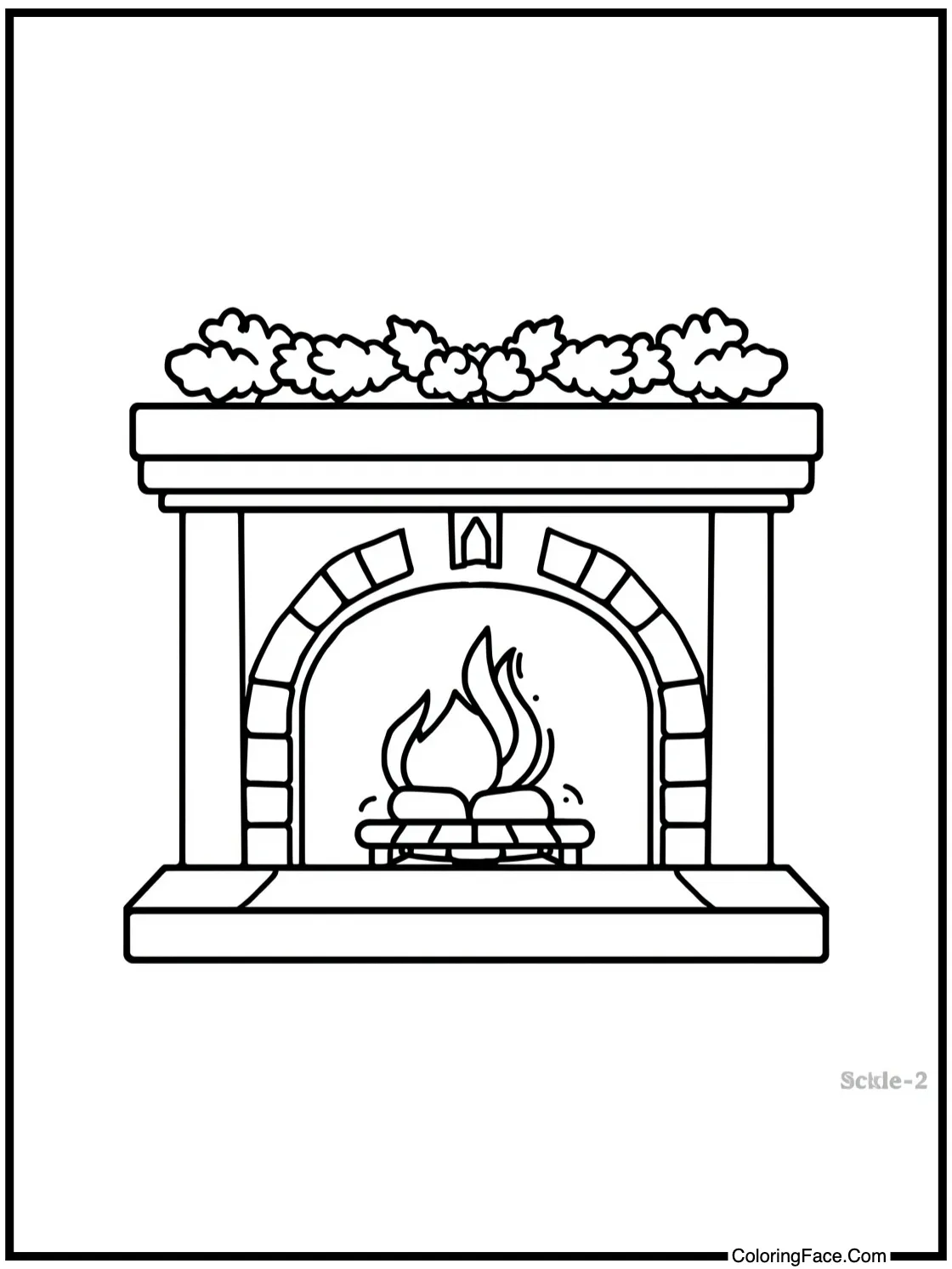 Sledding down a hill.