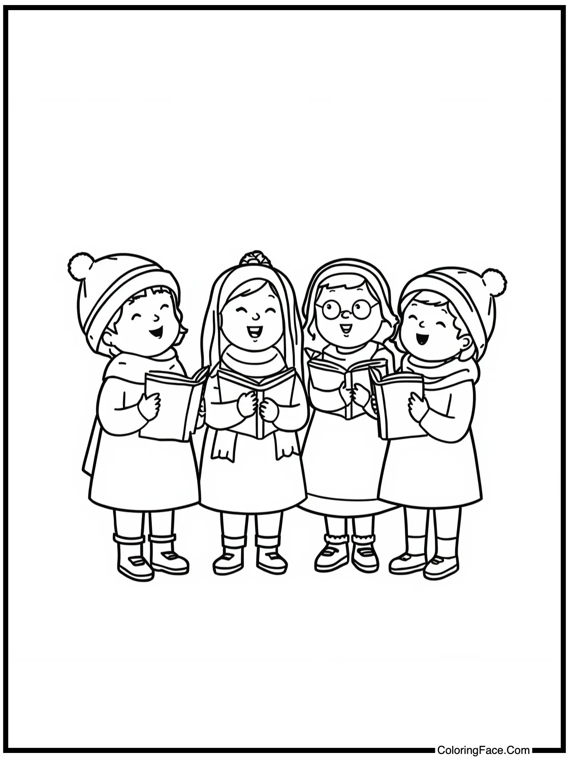 Festive wreath hanging.