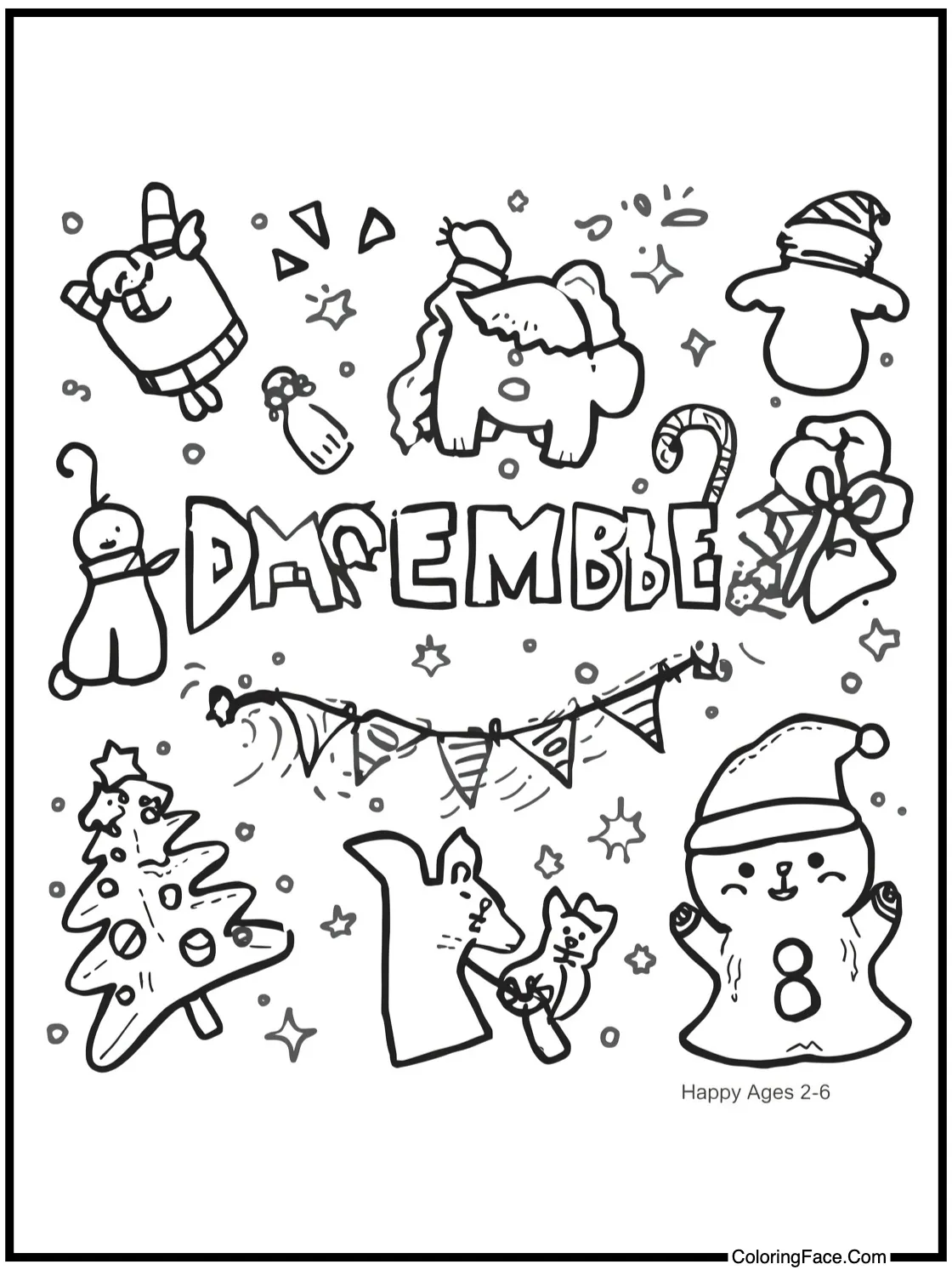 Children playing tag.