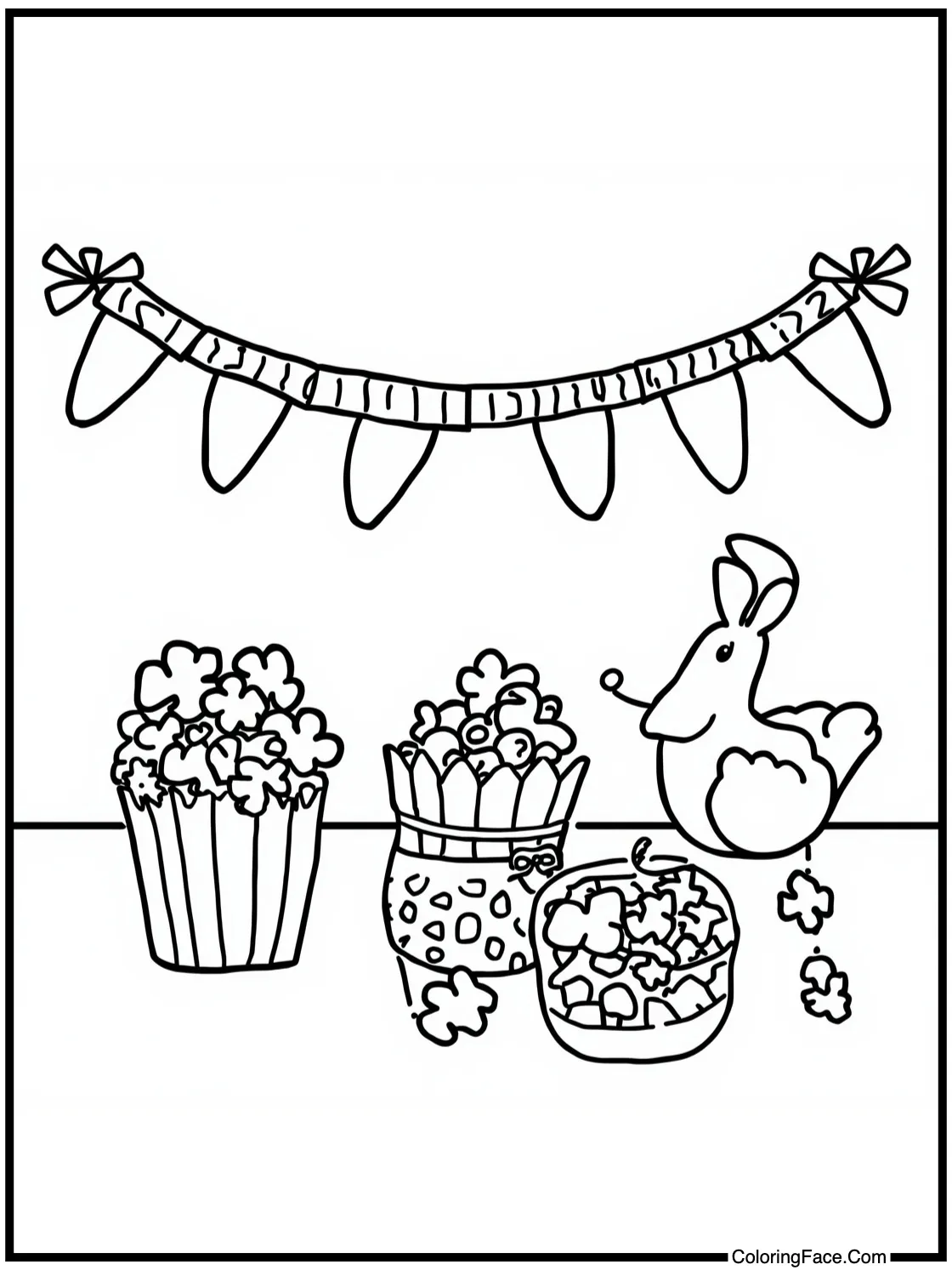 Singing holiday songs.