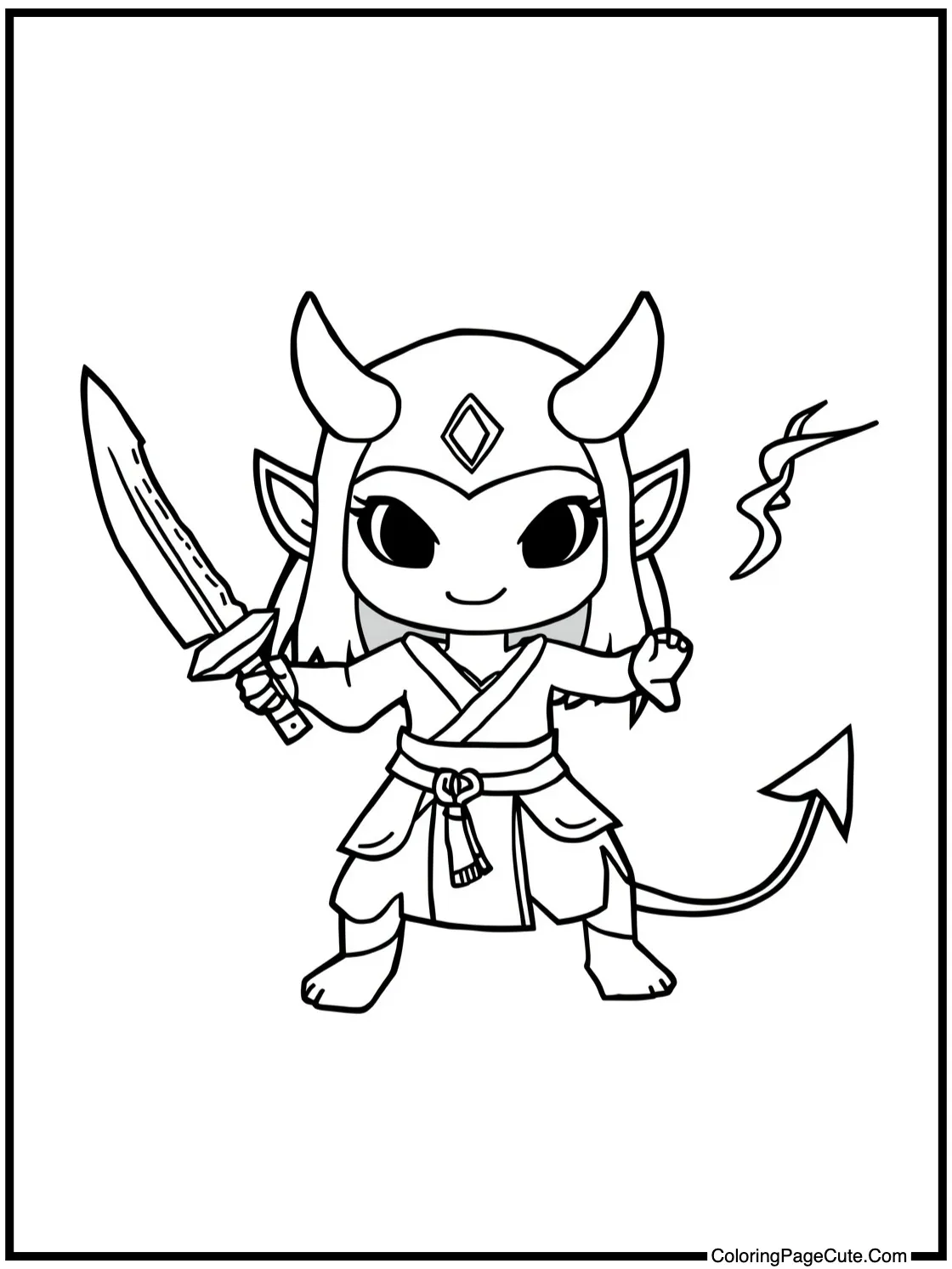 Urokodaki teaching peacefully.