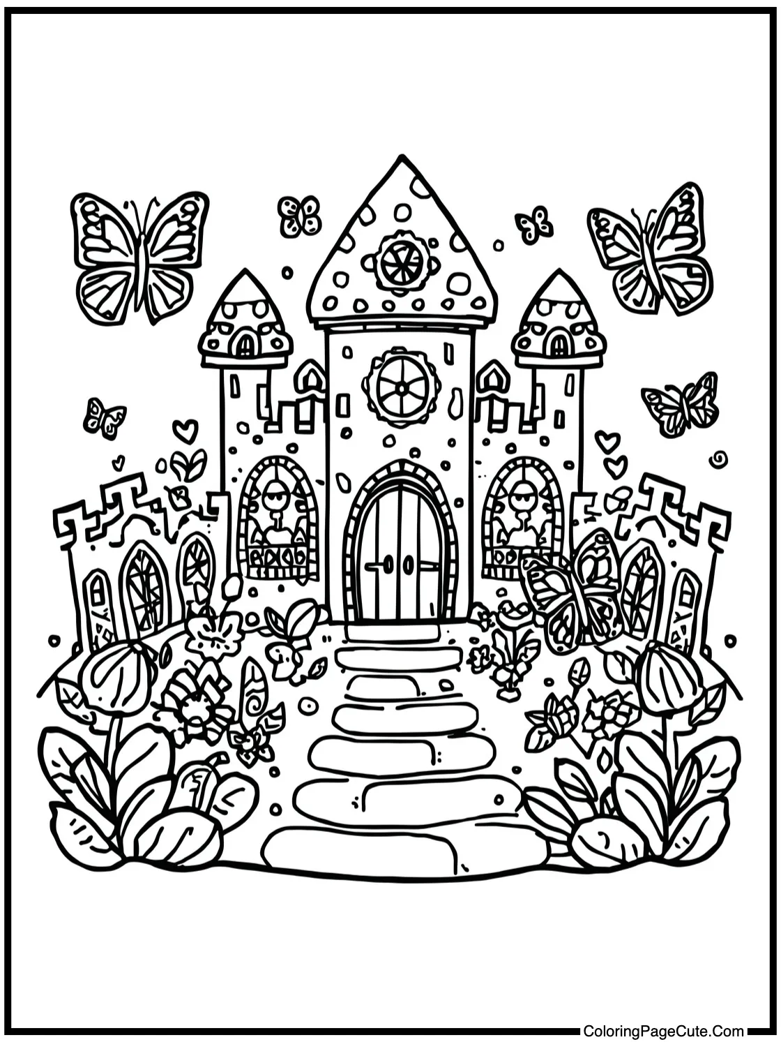 Butterfly Mansion garden.