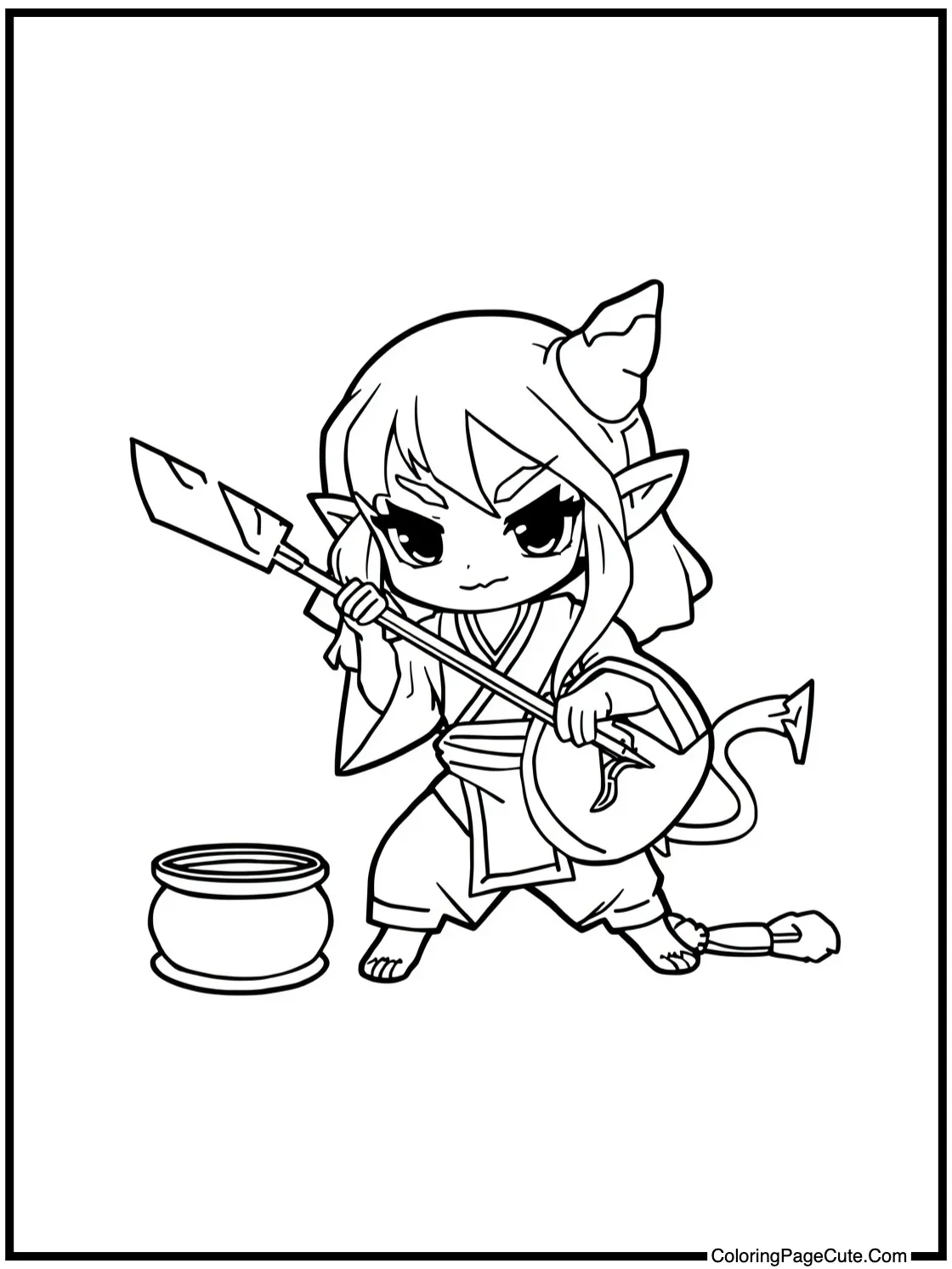 Zenitsu playing music.