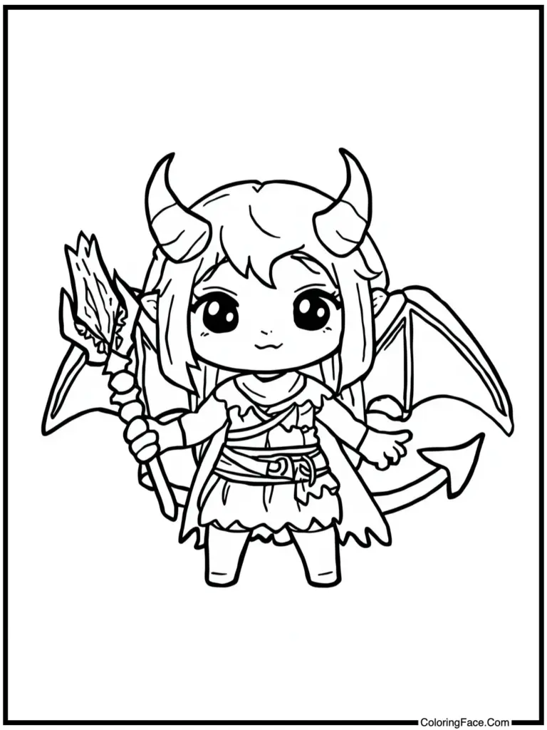 Demon Slayer Coloring Pages