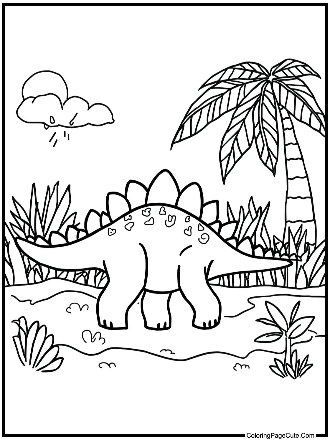 walking through jungle