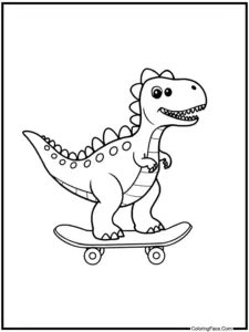Dinosaur Coloring Pages
