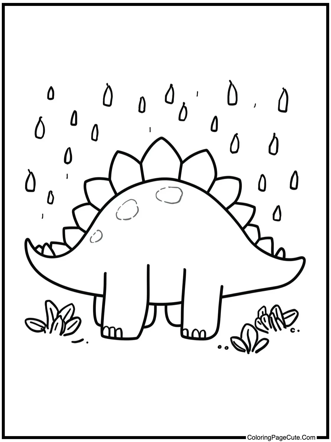 enjoying a gentle rain