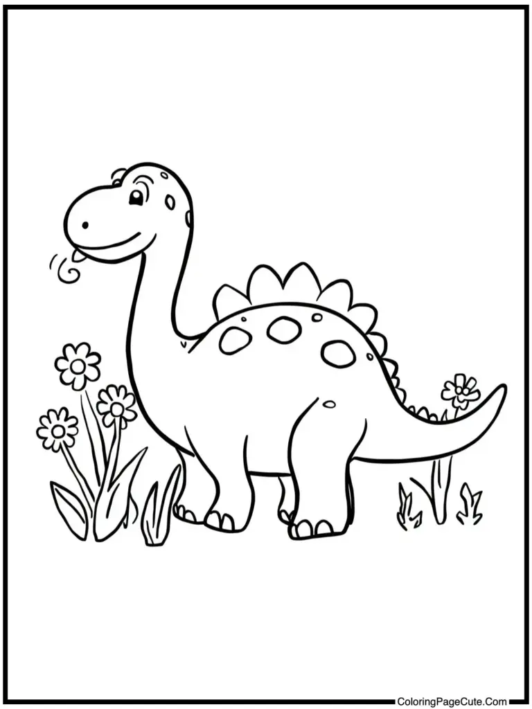 Dinosaur Coloring Pages