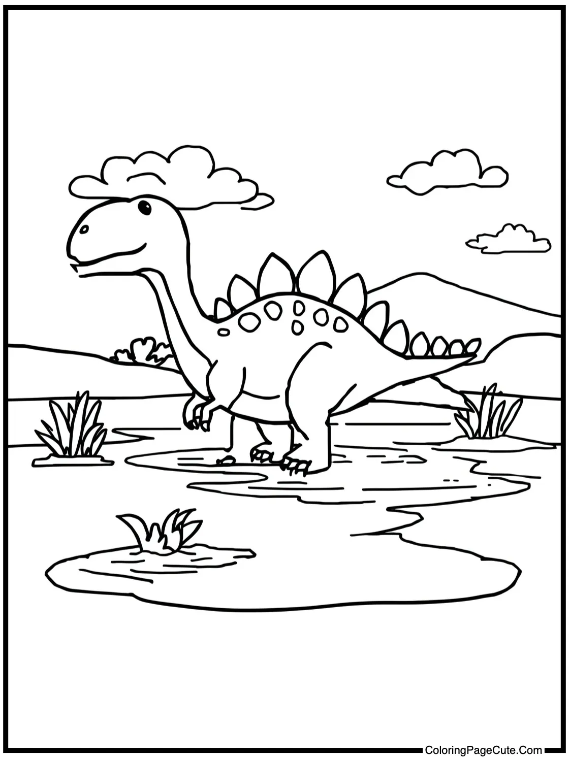 exploring a calm lake