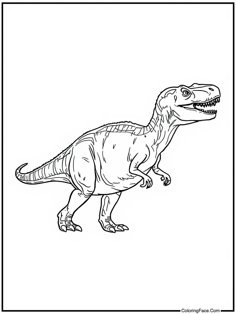 Ancient beast walking slow