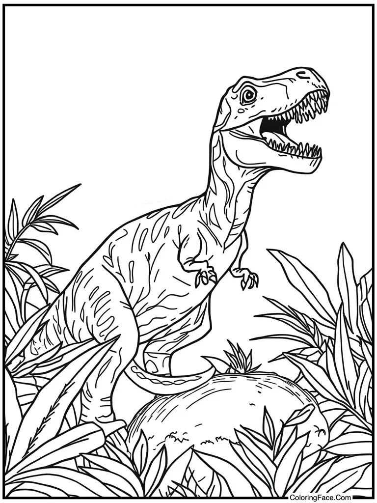 Mother protecting the nest