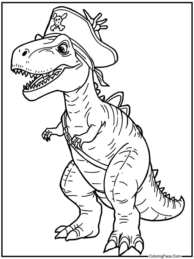 Beast dressed as pirate