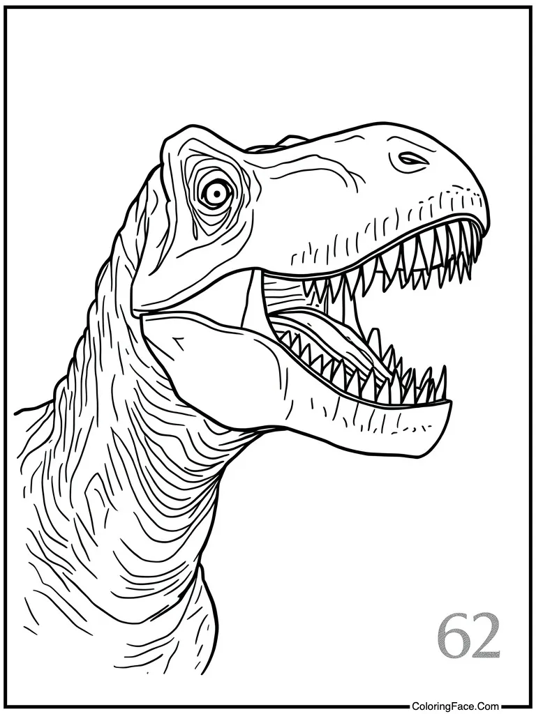 Allosaurus big scary teeth