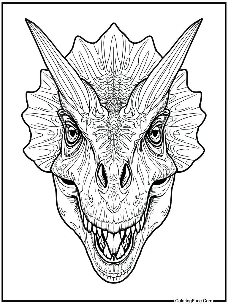 Carnotaurus horns above eyes