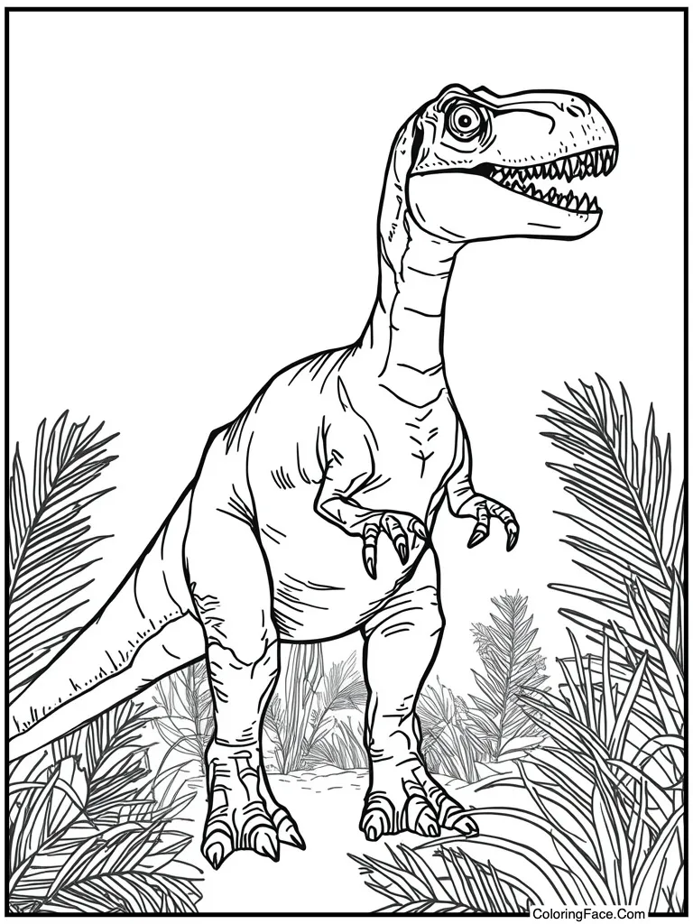 Therizinosaurus long sharp claws