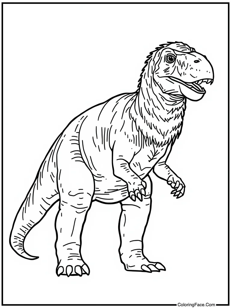 Ancient giant sloth beast