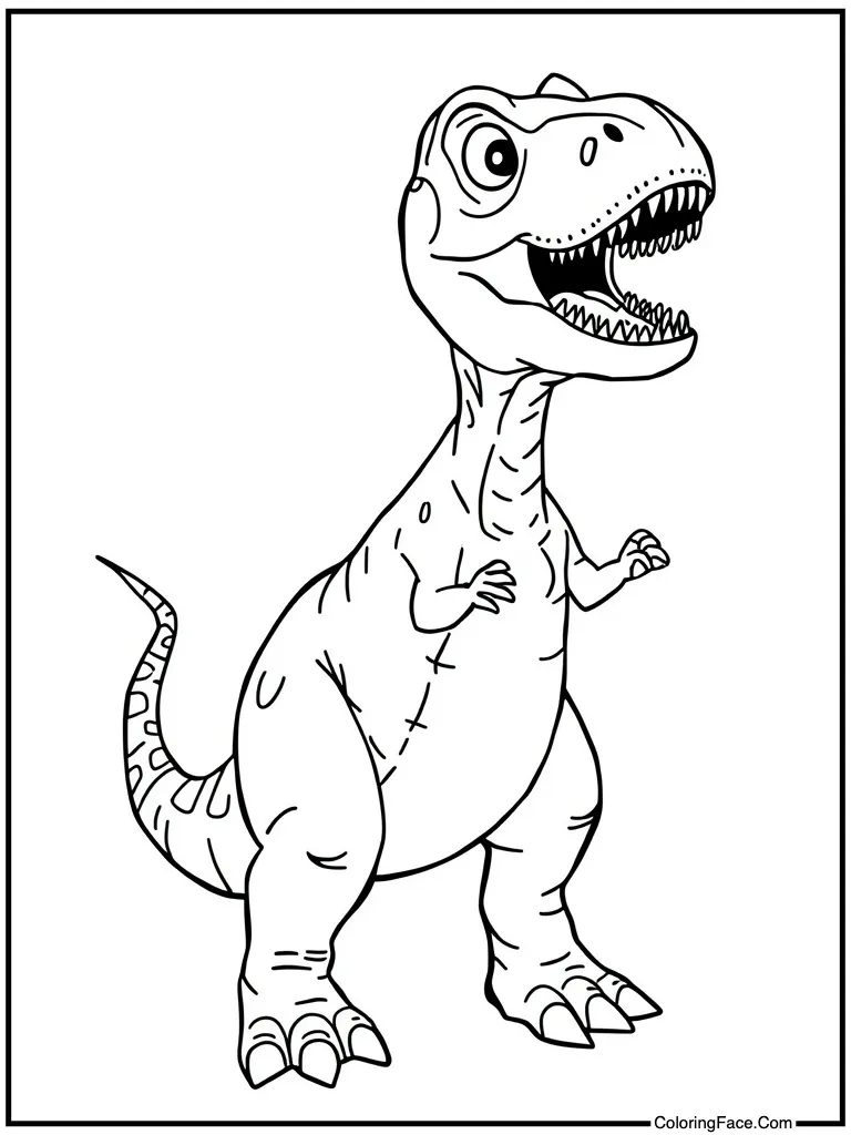 Surprised creature looking up