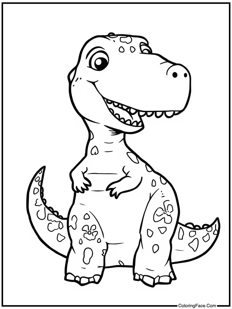 Friendly beast smiling big