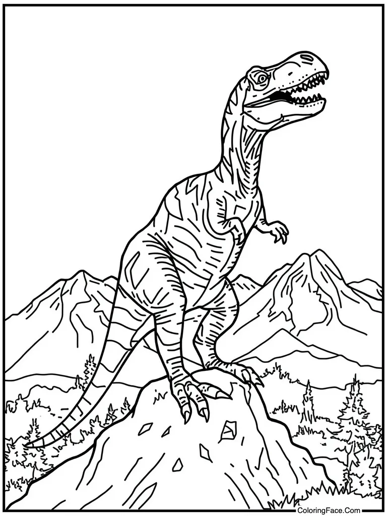 Beast on mountain top