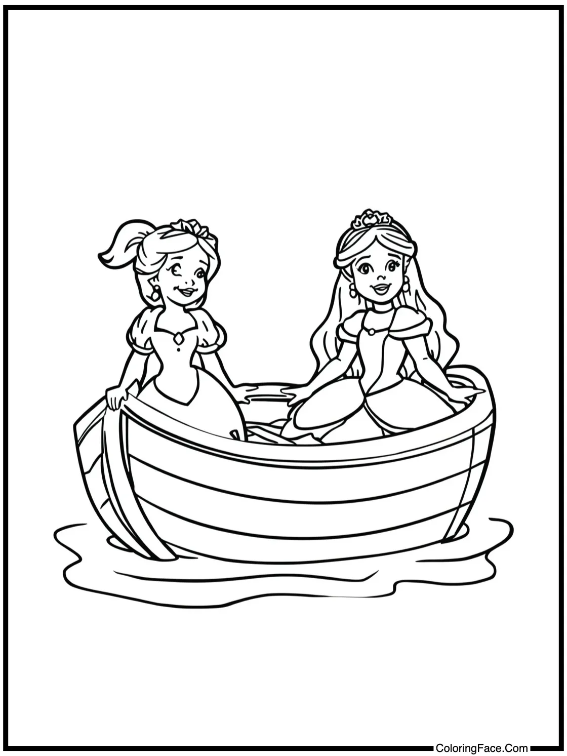 enjoying a boat ride