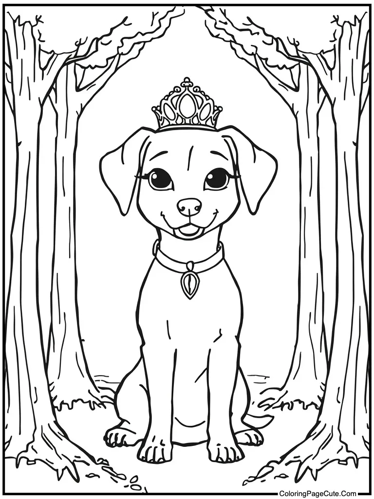 Princess with tiara jewels