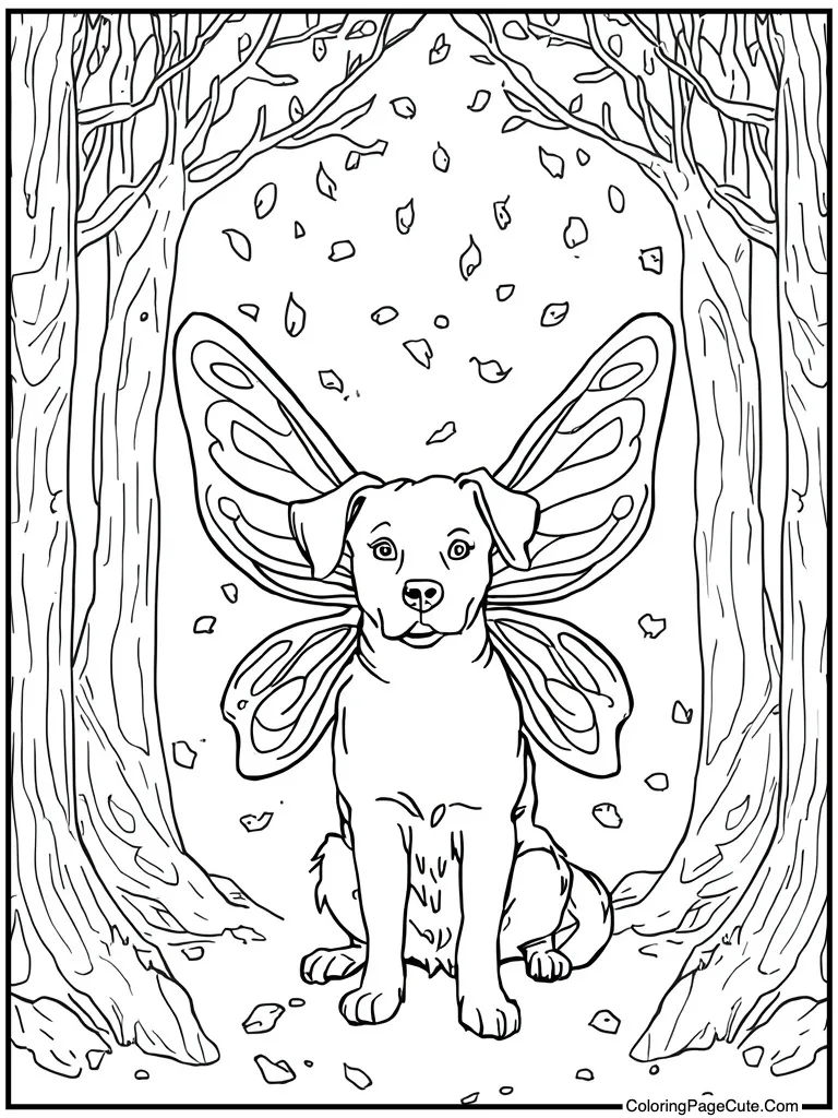 Fairy wings magical dust