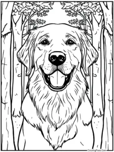 Dog Coloring Pages For Adults
