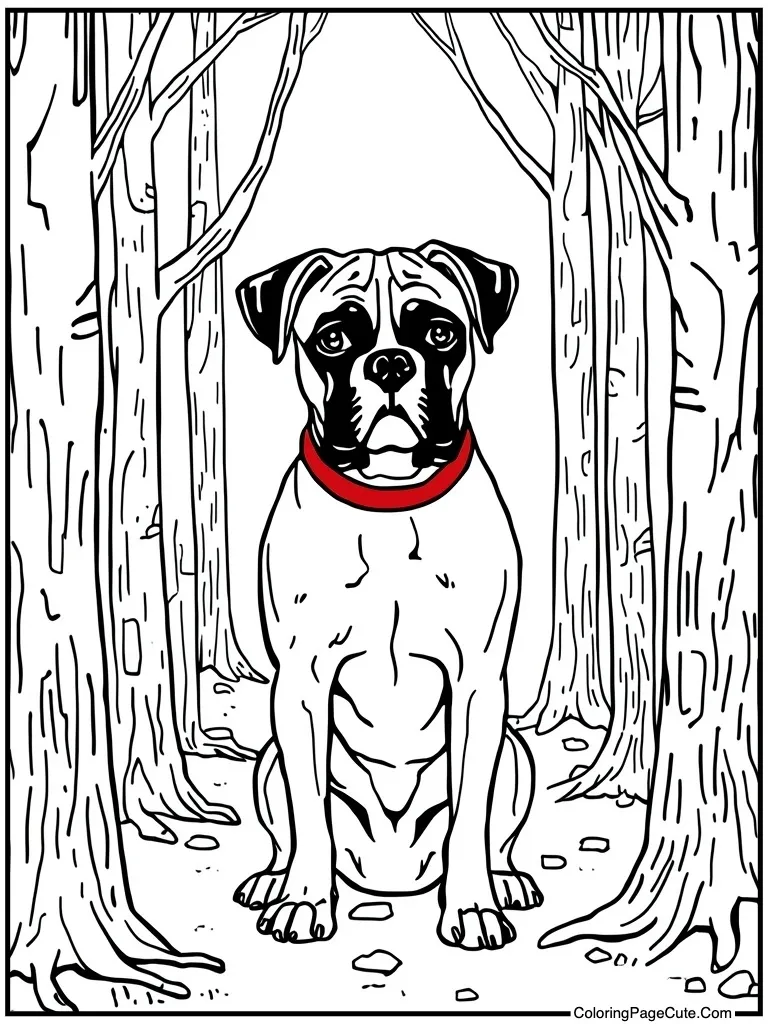 Boxer wearing red gloves