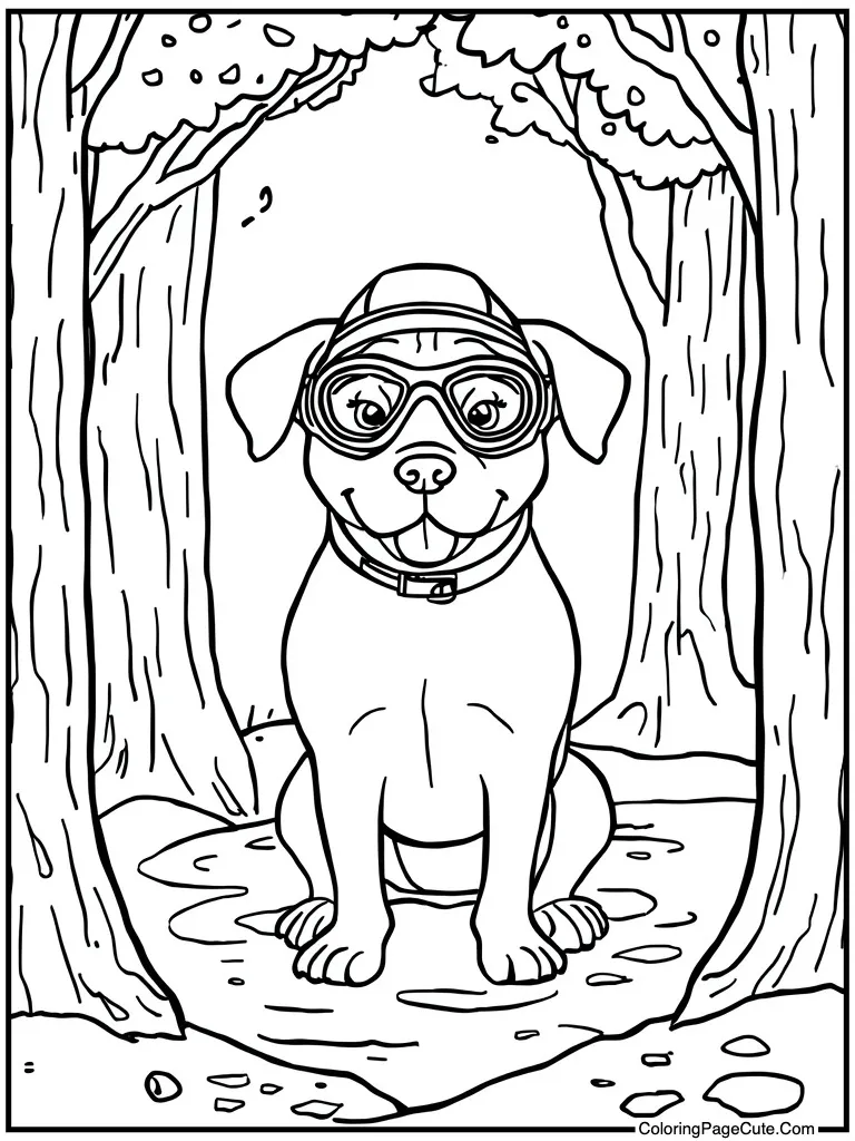 Swimmer wearing goggles cap