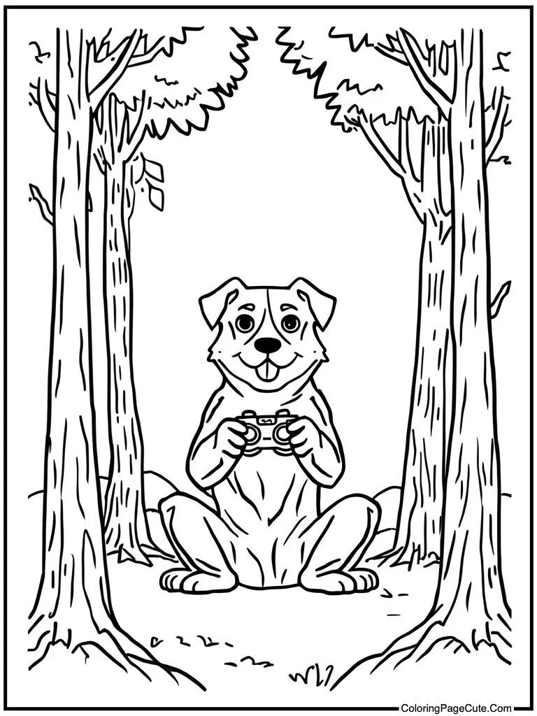 Gamer playing video games