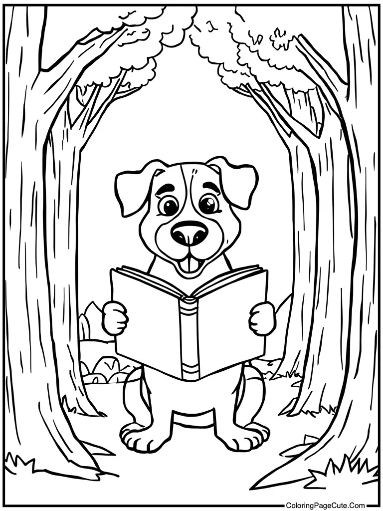 Reader holding open book