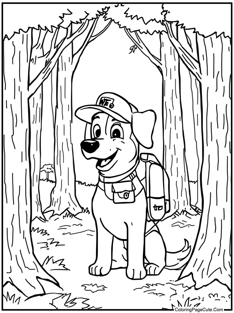 Mail carrier delivering letters