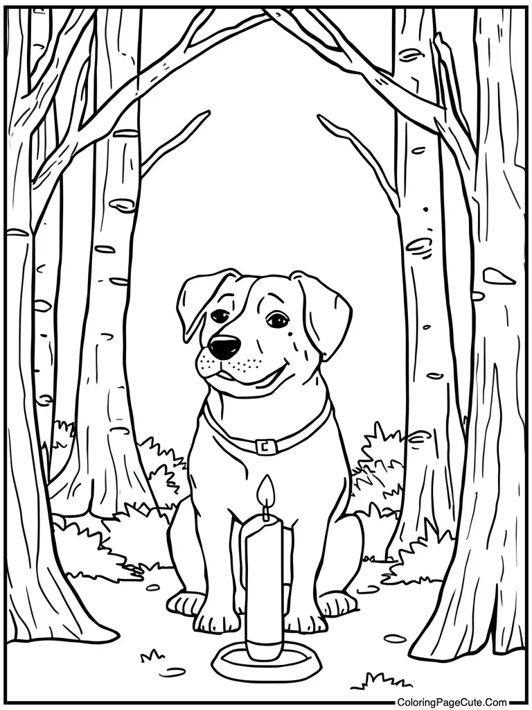 Blowing out candle flame