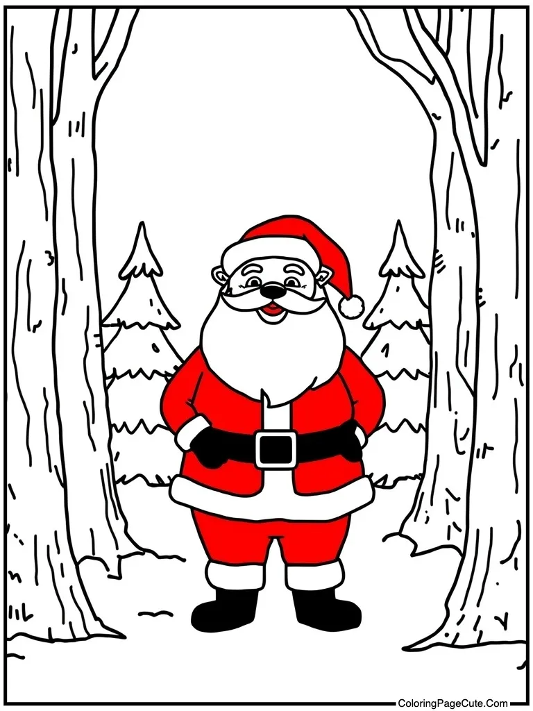 Santa Claus red suit
